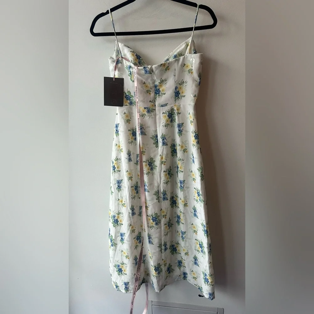 510. 🆕 House of CB Carina Floral Midi Dress 15” P2P, Size S - Picture 7 of 13